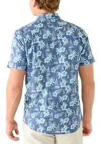 Men's Floral Button Down Shirt
