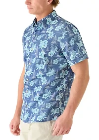 Men's Floral Button Down Shirt