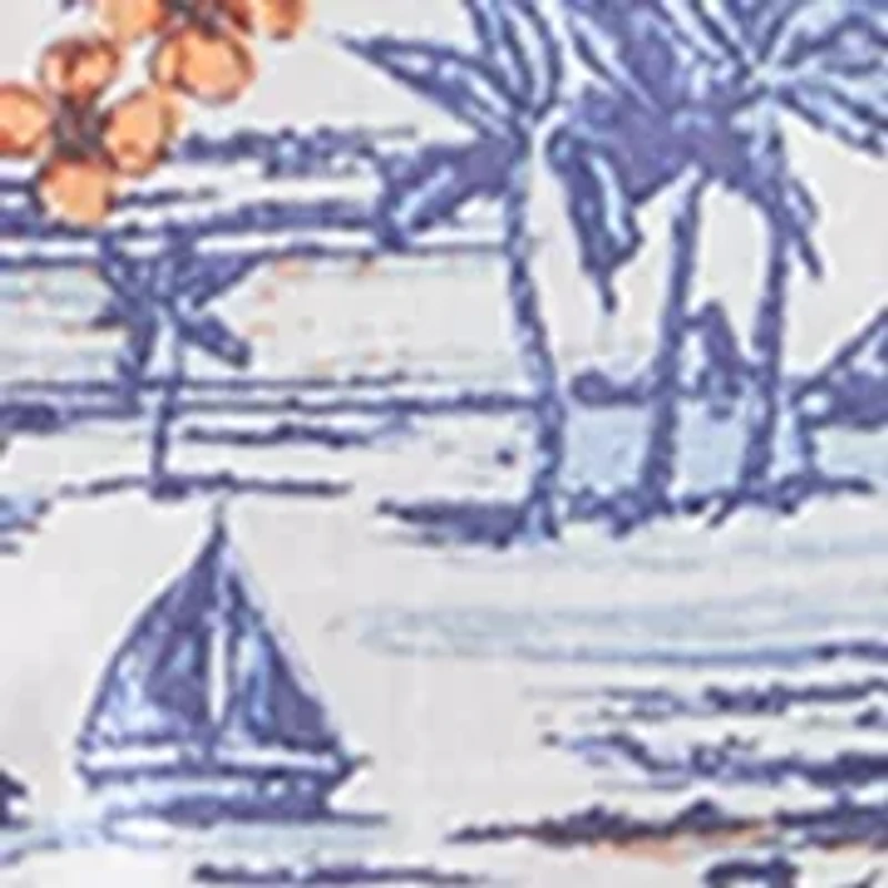 Men's Blue Sail Boat Shirt