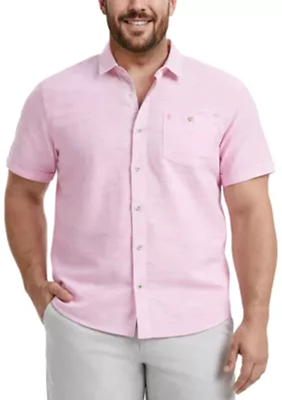 Big & Tall Dockside Short Sleeve Chambray
