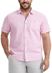 Big & Tall Dockside Short Sleeve Chambray