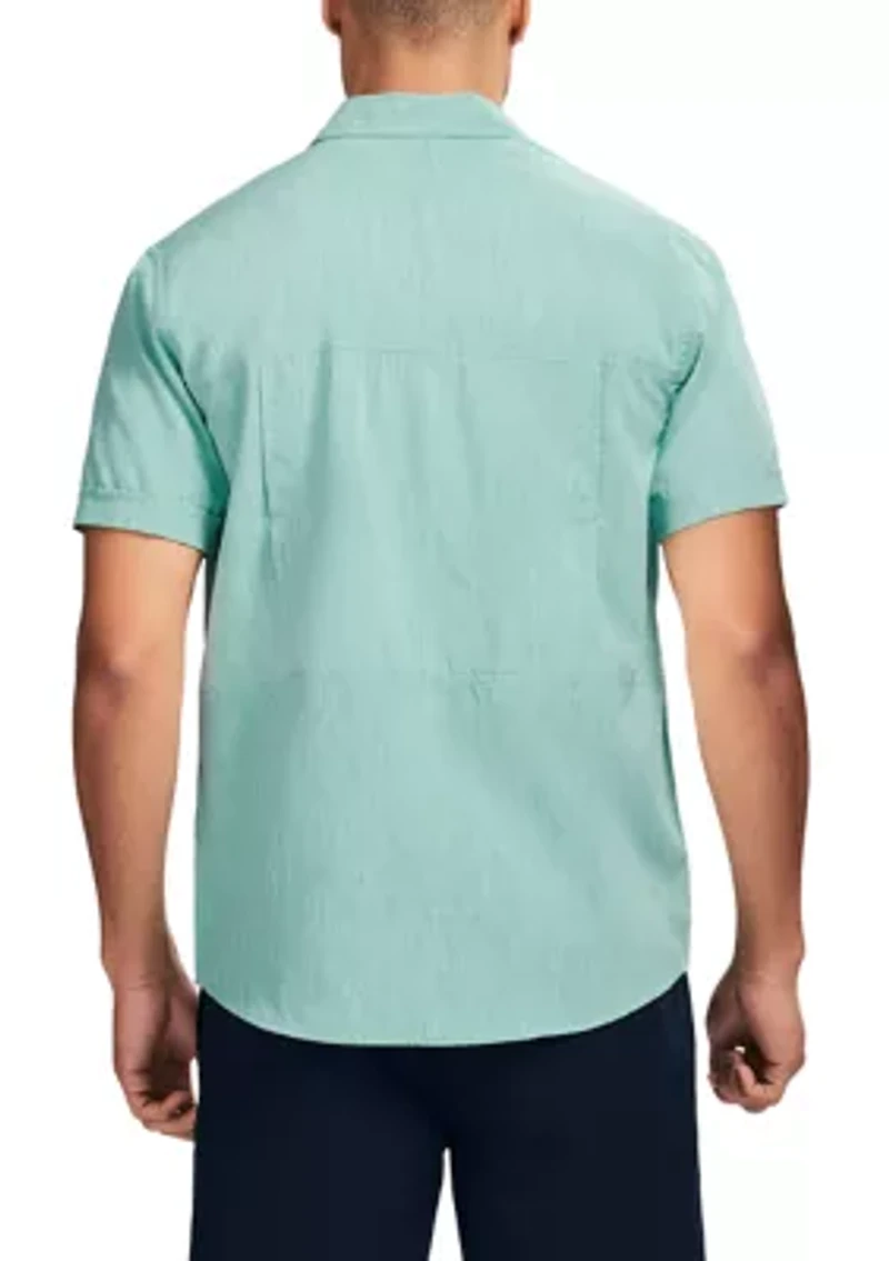 Men's Sunshield Performance Short Sleeve Button Down Shirt