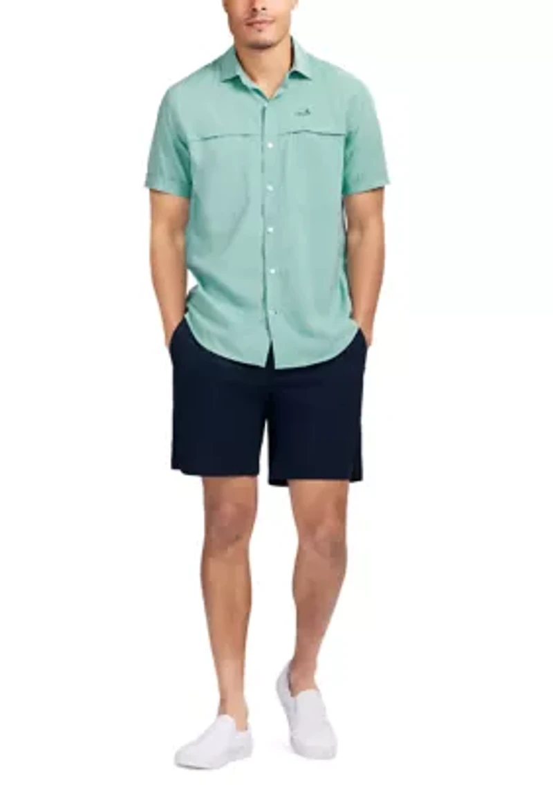 Men's Sunshield Performance Short Sleeve Button Down Shirt