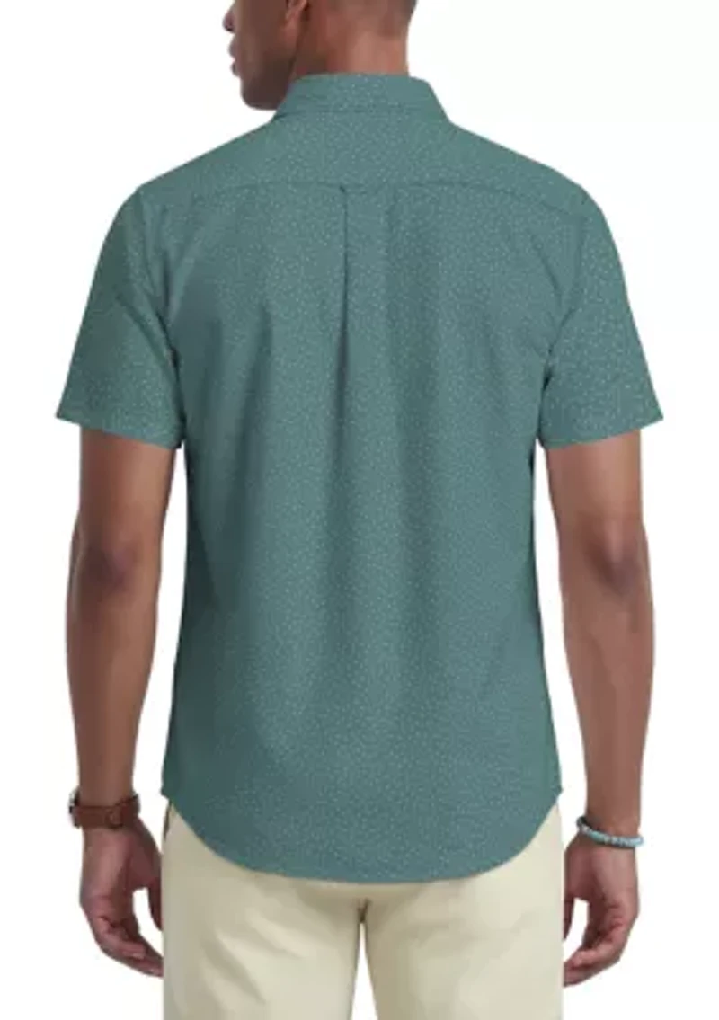 Men's Breeze Printed Button-Down Shirt