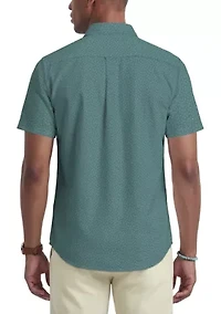 Men's Breeze Printed Button-Down Shirt