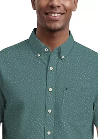 Men's Breeze Printed Button-Down Shirt