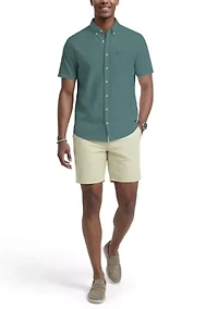 Men's Breeze Printed Button-Down Shirt