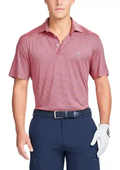 Men's Swingflex Elite Clubhouse Bar Striped Polo Shirt