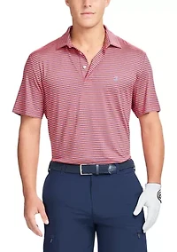 Men's Swingflex Elite Clubhouse Bar Striped Polo Shirt