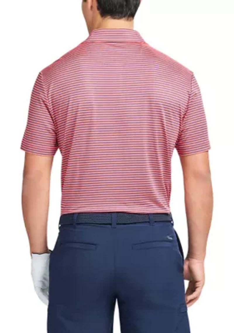 Men's Swingflex Elite Clubhouse Bar Striped Polo Shirt