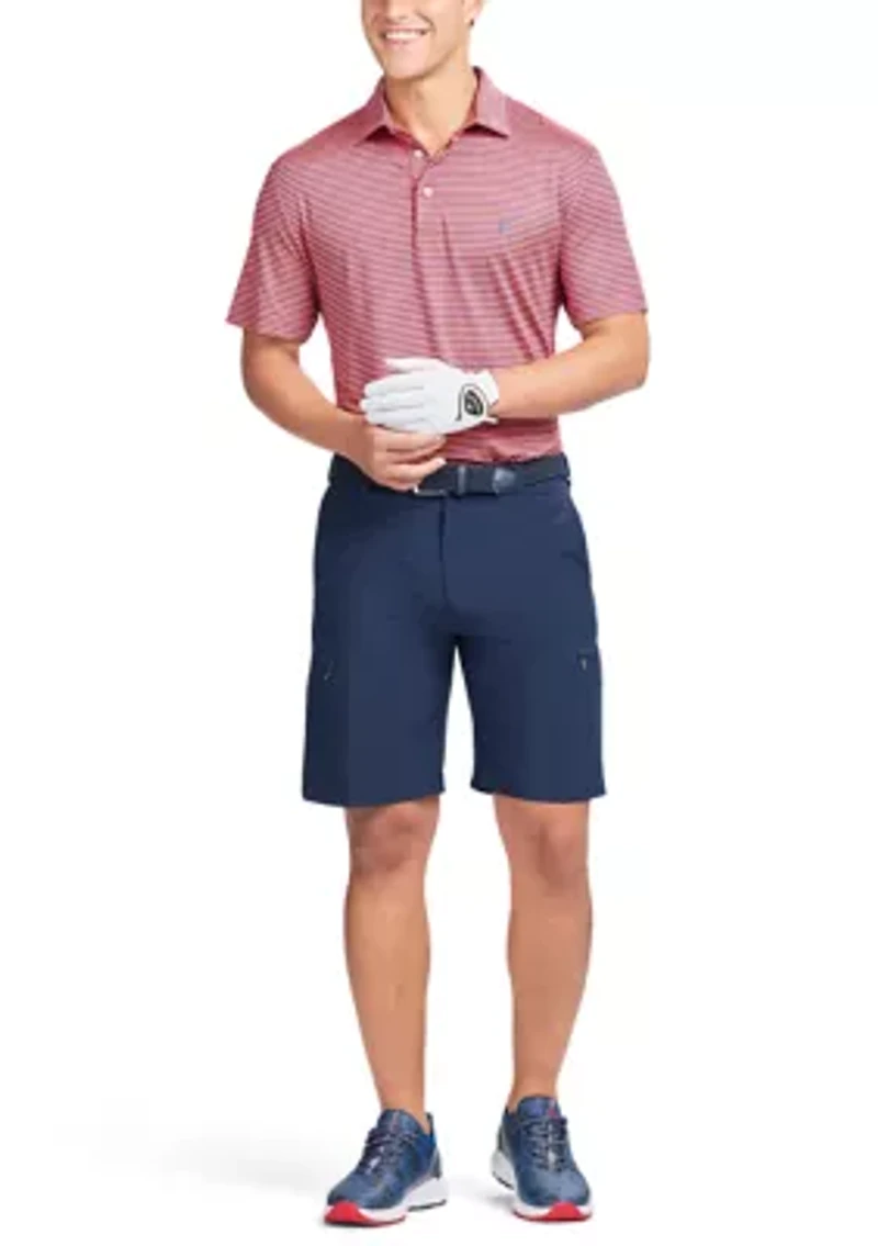 Men's Swingflex Elite Clubhouse Bar Striped Polo Shirt