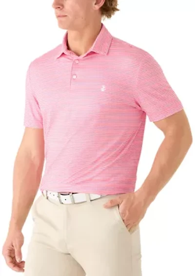 Men's Multi-Striped Collared Neck