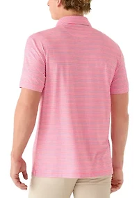 Men's Multi-Striped Collared Neck
