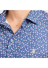 Men's Swingflex Elite Short Sleeve Printed Polo Shirt