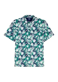 Men's Golf Swingflex Elite Short Sleeve Printed Polo Shirt