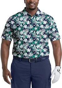Big & Tall Swingflex Elite Short Sleeve Printed Polo Shirt