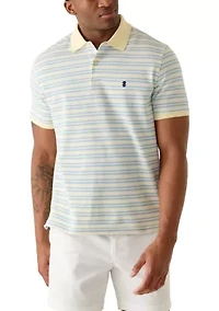 Men's Golf Swingflex Elite Short Sleeve Stripe Polo