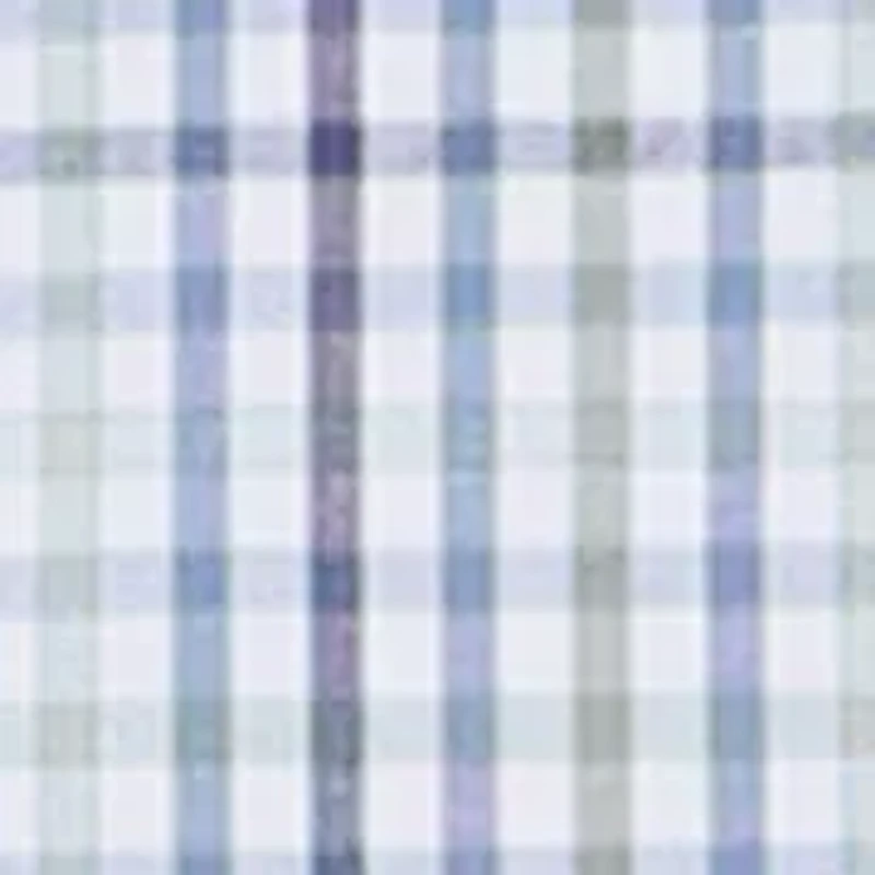 Men's Big Performance Comfort Long Sleeve Plaid Button Down Shirt