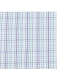 Men's Big Performance Comfort Long Sleeve Plaid Button Down Shirt