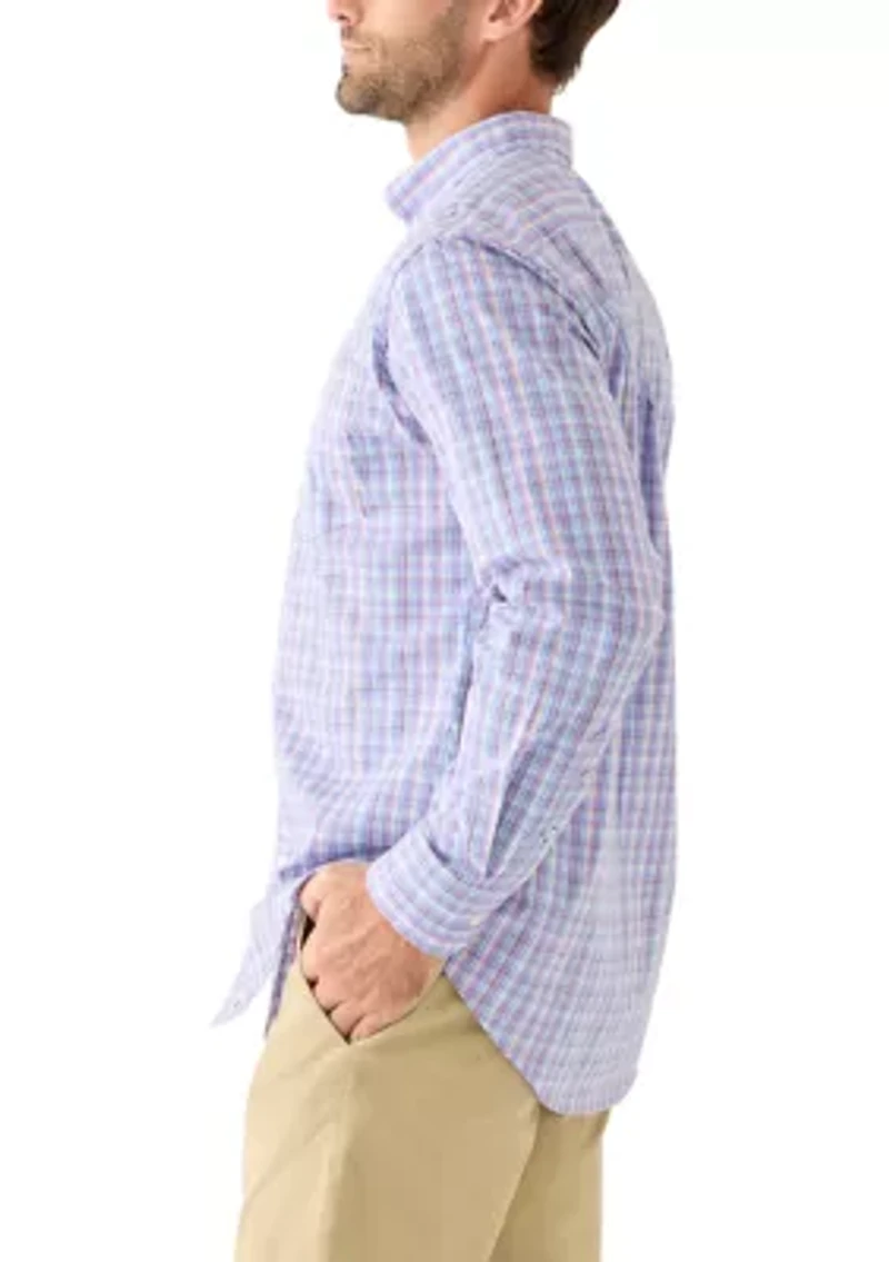 Men's Plaid Button Down Shirt