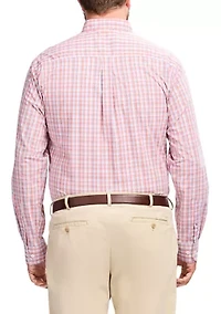 Big & Tall Long Sleeve Performance Comfort Woven Shirt