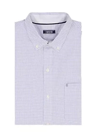 Men's Long Sleeve Performance Comfort Woven Button Down Shirt