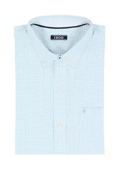 Men's Long Sleeve Performance Comfort Woven Button Down Shirt