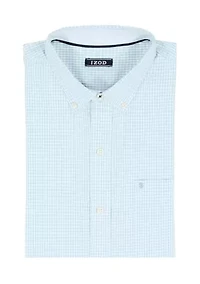 Men's Long Sleeve Performance Comfort Woven Button Down Shirt