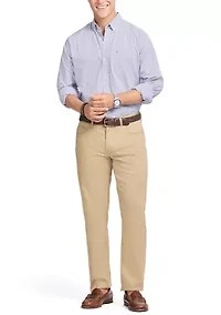 Men's Long Sleeve Performance Comfort Woven Button Down Shirt