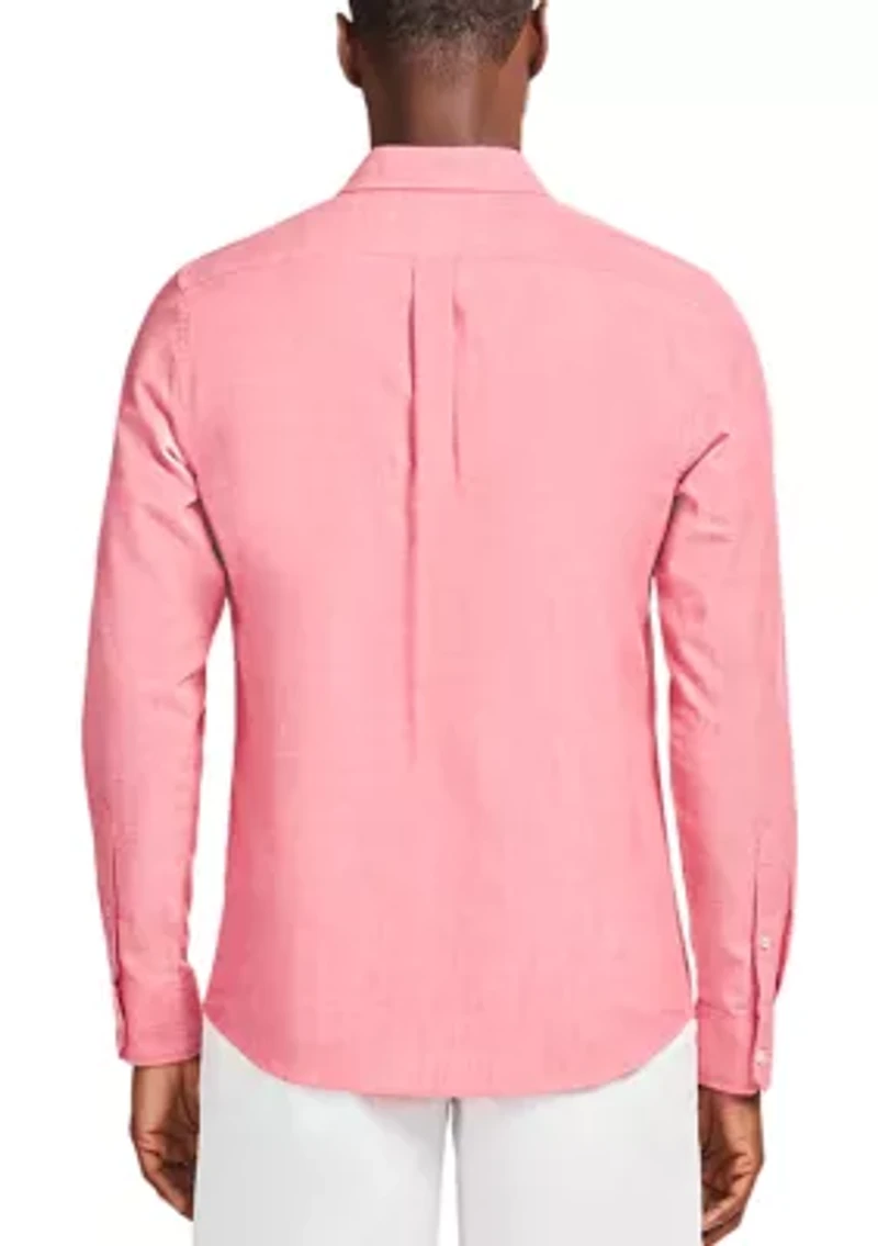 Men's Long Sleeve Lux Classic Linen Dress Shirt