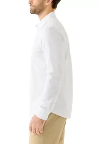 Men's Long Sleeve Lux Classic Linen Dress Shirt