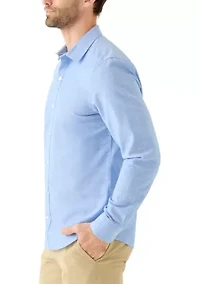 Men's Long Sleeve Lux Classic Linen Dress Shirt