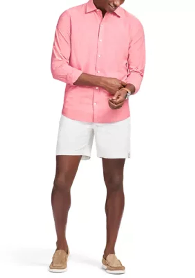 Men's Long Sleeve Lux Classic Linen Dress Shirt