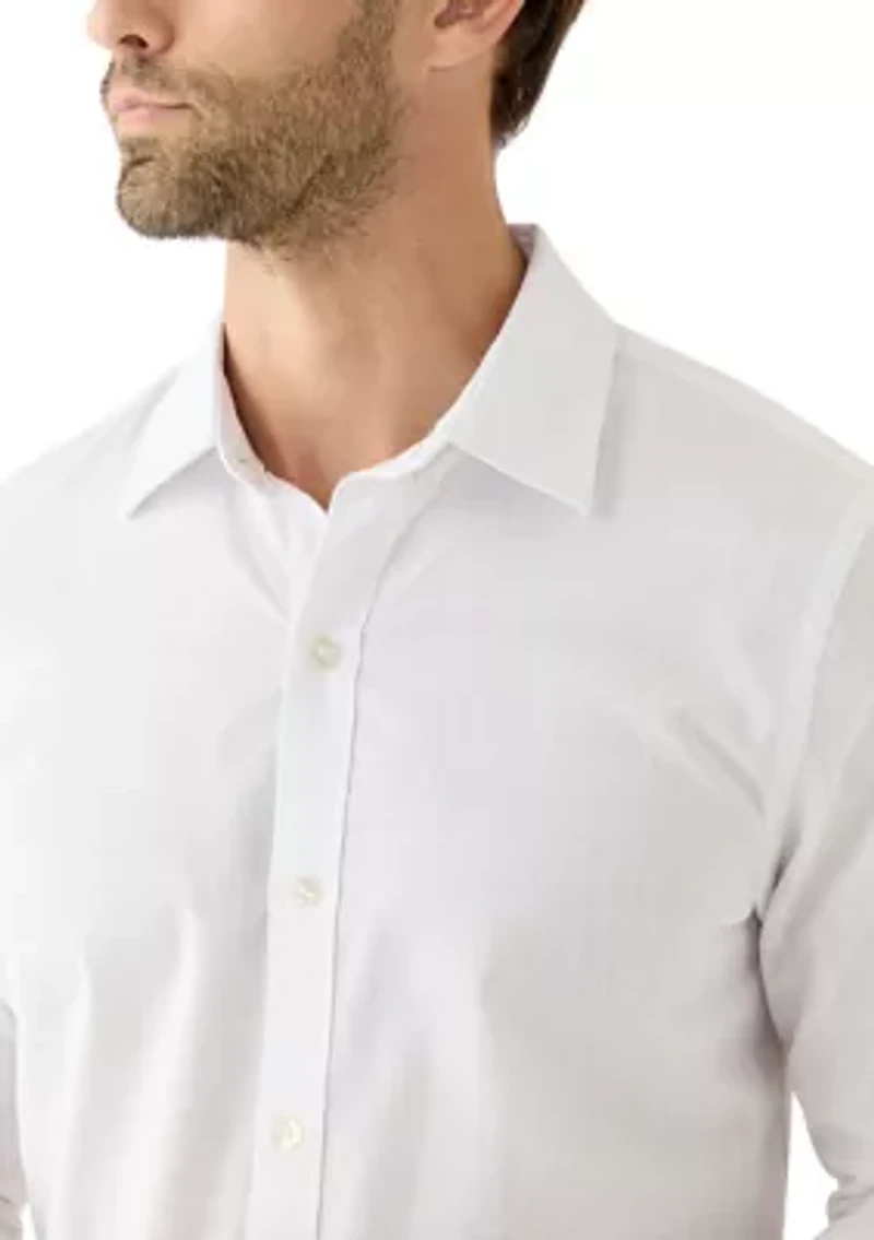 Men's Long Sleeve Lux Classic Linen Dress Shirt