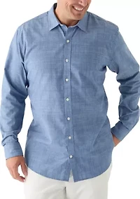 Big & Tall Classic Lux Long Sleeve Button Down Shirt