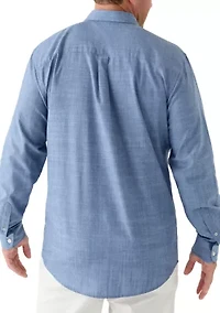 Big & Tall Classic Lux Long Sleeve Button Down Shirt