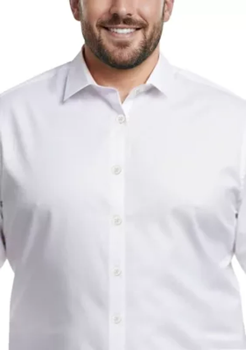 Big & Tall Classic Lux Long Sleeve Button Down Shirt