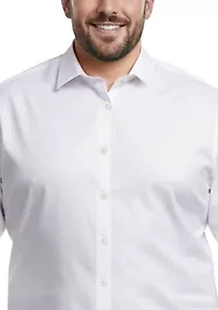 Big & Tall Classic Lux Long Sleeve Button Down Shirt