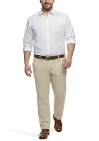 Big & Tall Classic Lux Long Sleeve Button Down Shirt