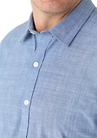 Big & Tall Classic Lux Long Sleeve Button Down Shirt