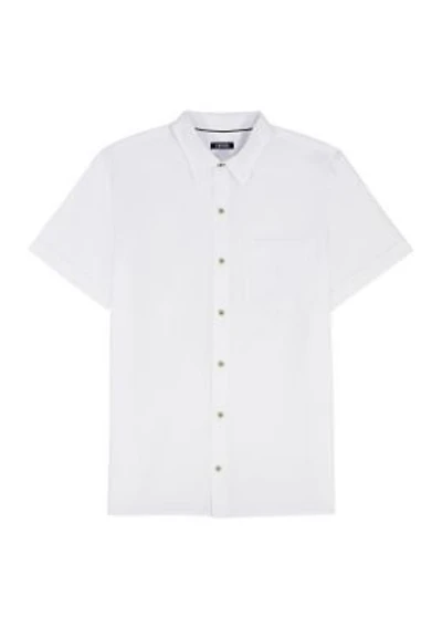 Men's Luxury Short Sleeve Button Down Shirt