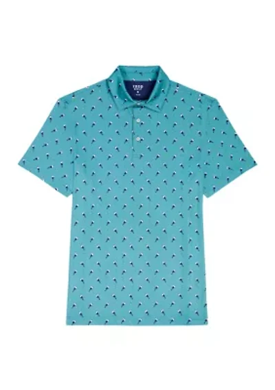 Men's Printed Polo Shirt