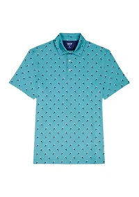 Men's Printed Polo Shirt