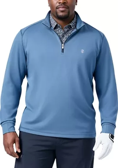Big & Tall Swingflex Pro Z1 Mesh 1/4 Zip Sweater