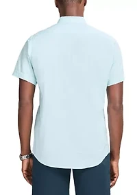 Men's Dockside Short Sleeve Chambray Striped Shirt