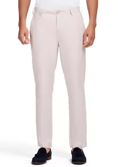 Men's Flat Front Chambray Pants