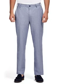 Men's Flat Front Chambray Pants