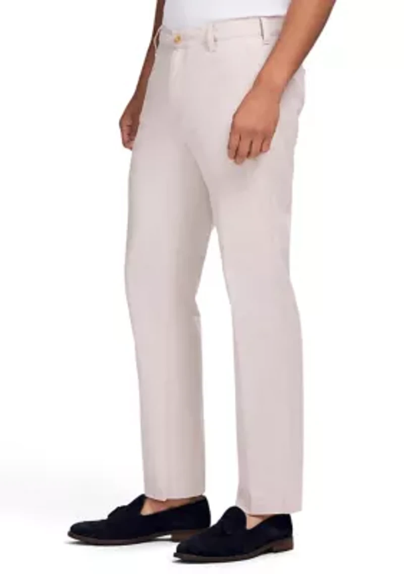 Men's Flat Front Chambray Pants