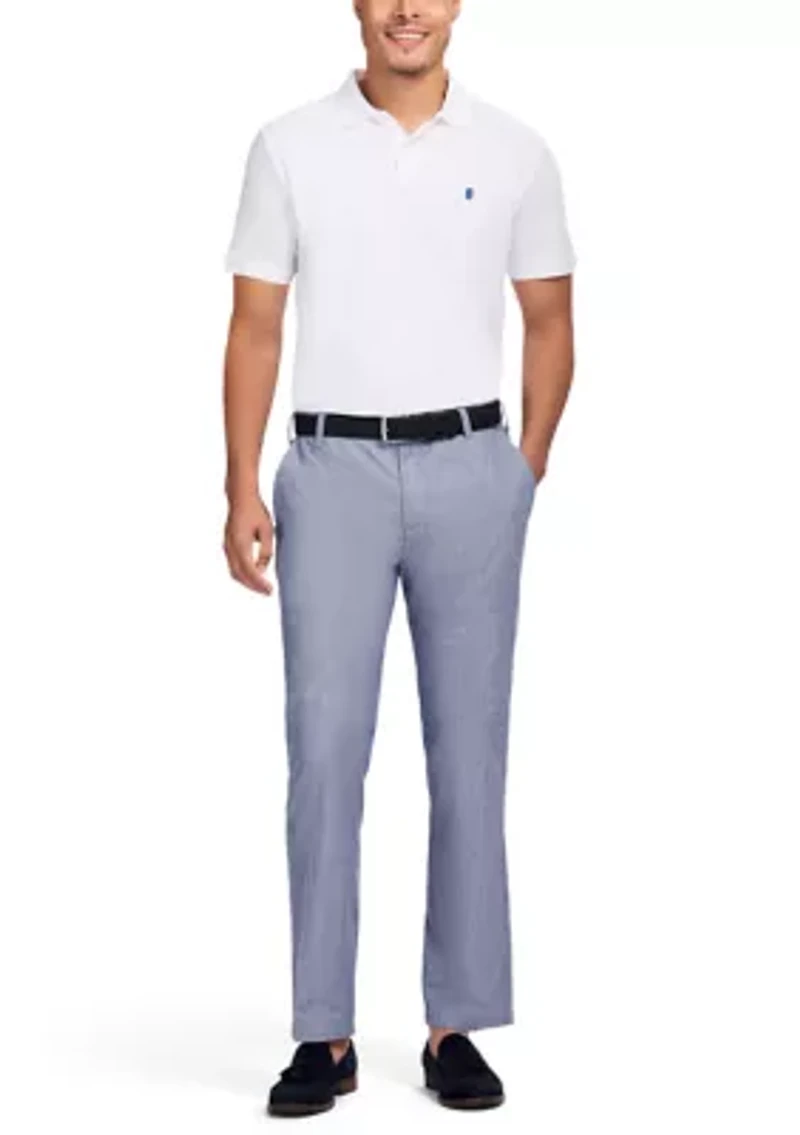 Men's Flat Front Chambray Pants