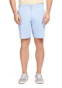 Men's 9.5" Flat Front Saltwater Twill Shorts